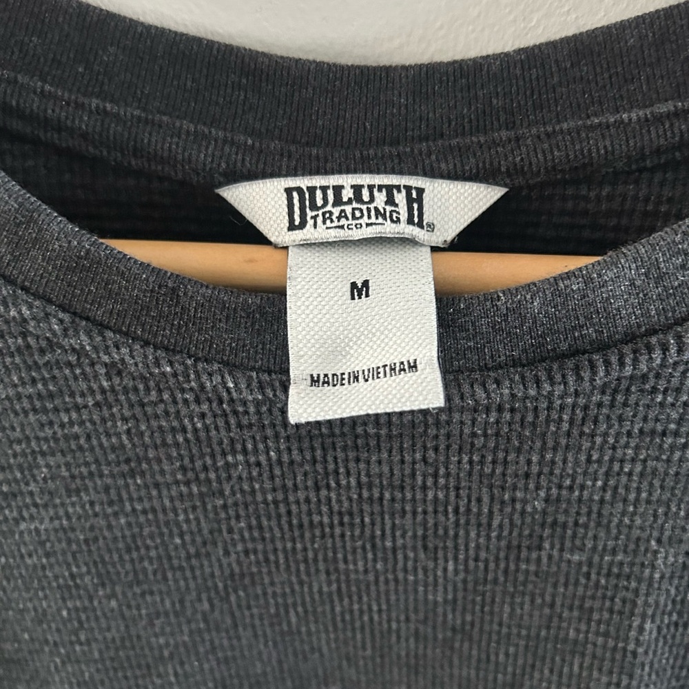 Duluth Trading Co Charcoal Thermal Shirt - Picture 3 of 4